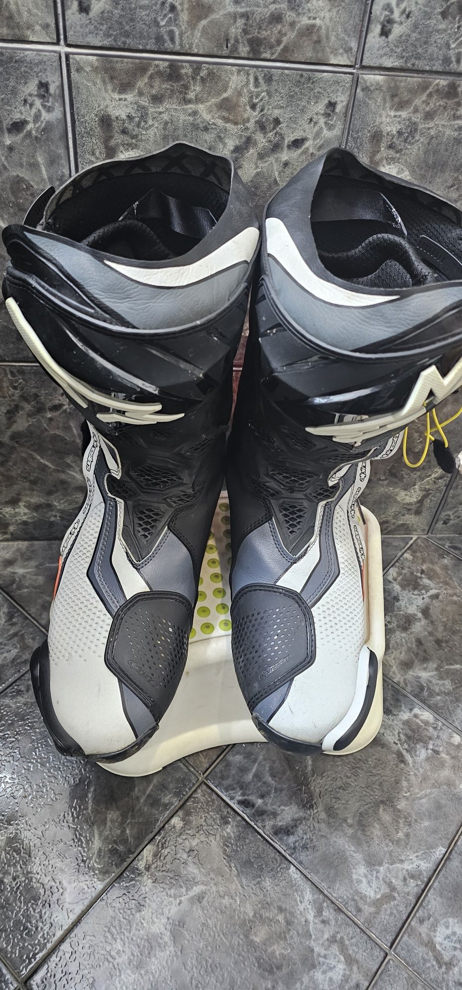 Мото ботуши Alpinestars Supertech R Black/Red/White/Gray