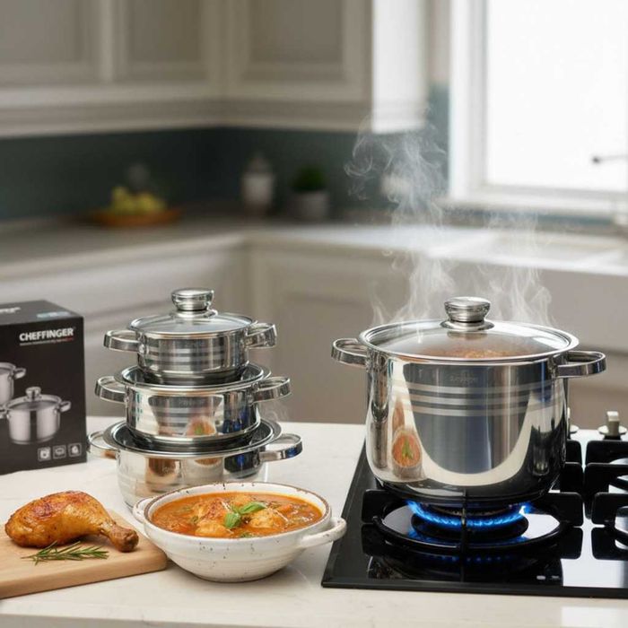 Комплект тенджери Cheffinger 10 части