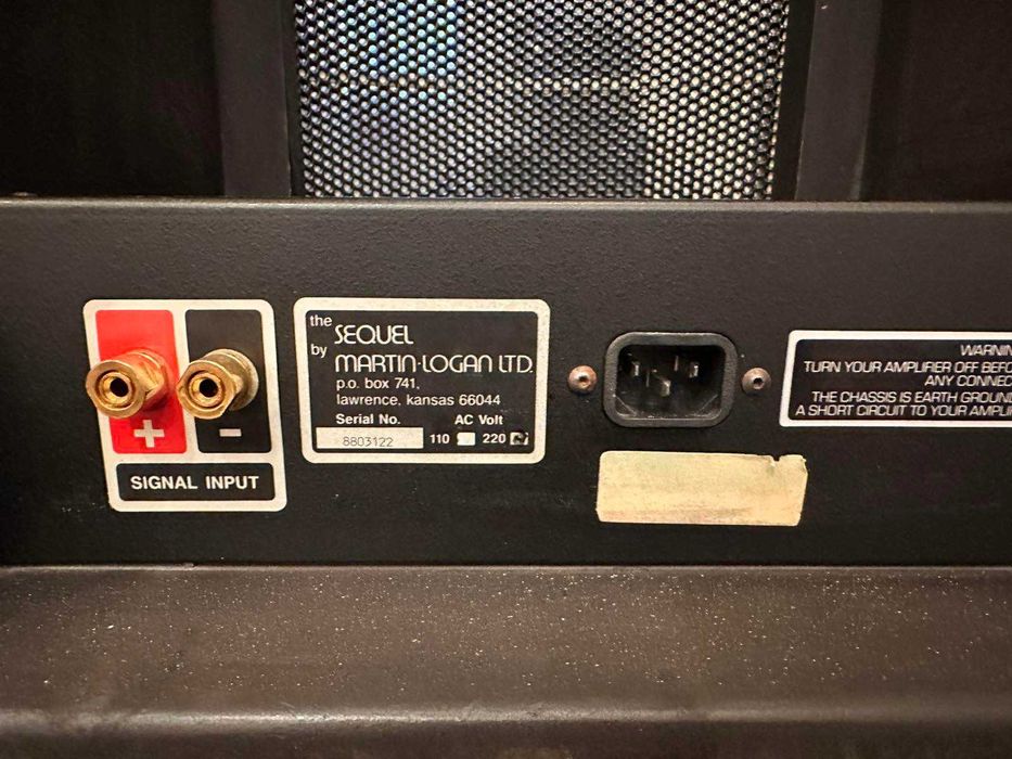 Тонколони Martin Logan Sequel