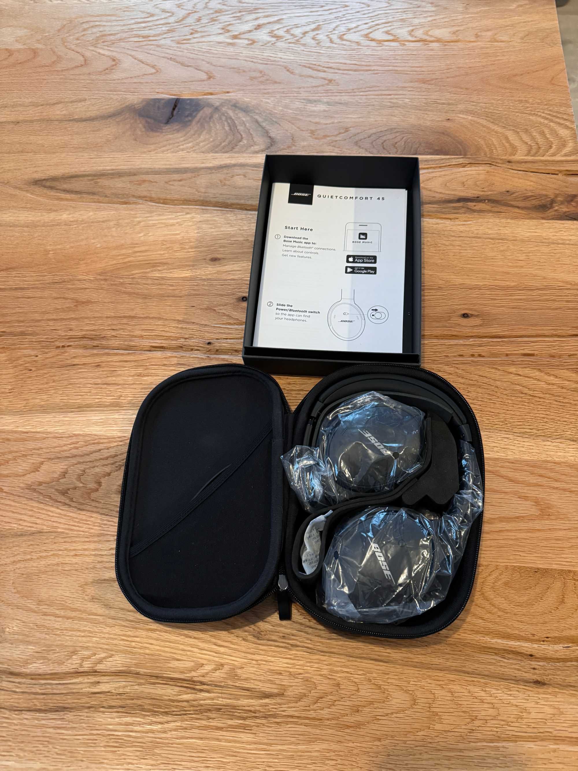 casti wireless Bose Quietcomfort 45 - Black | Bluetooth | sigilate
