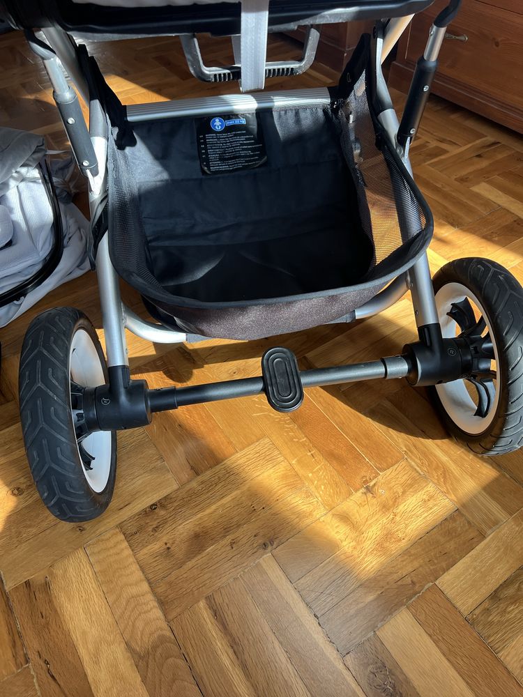 Cybex Talos S Lux, сребристо шаси