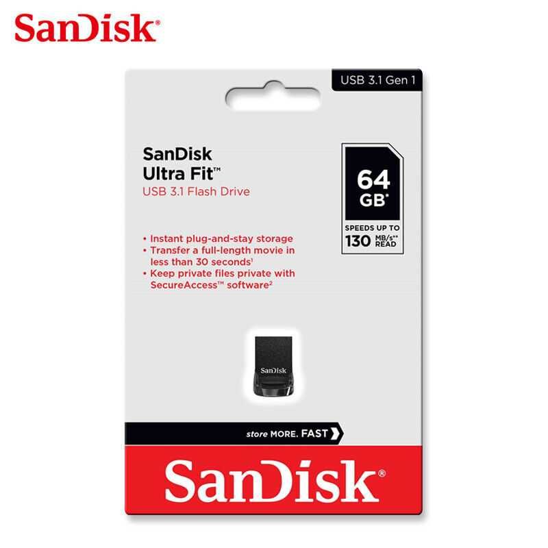 Fleshka SanDisk Ultra Fit 32gb 130mb/s