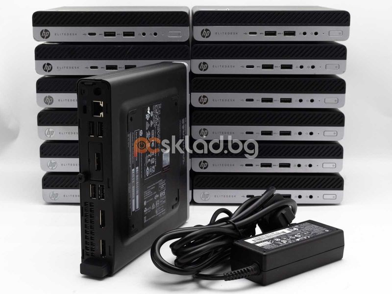 Мини Компютър HP Elitedesk 800 G4 DM I5-8500T/8GB/256GB - Гаранция