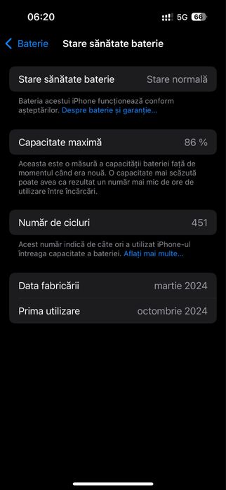 Iphone 15 Black stare impecabila sau schimb