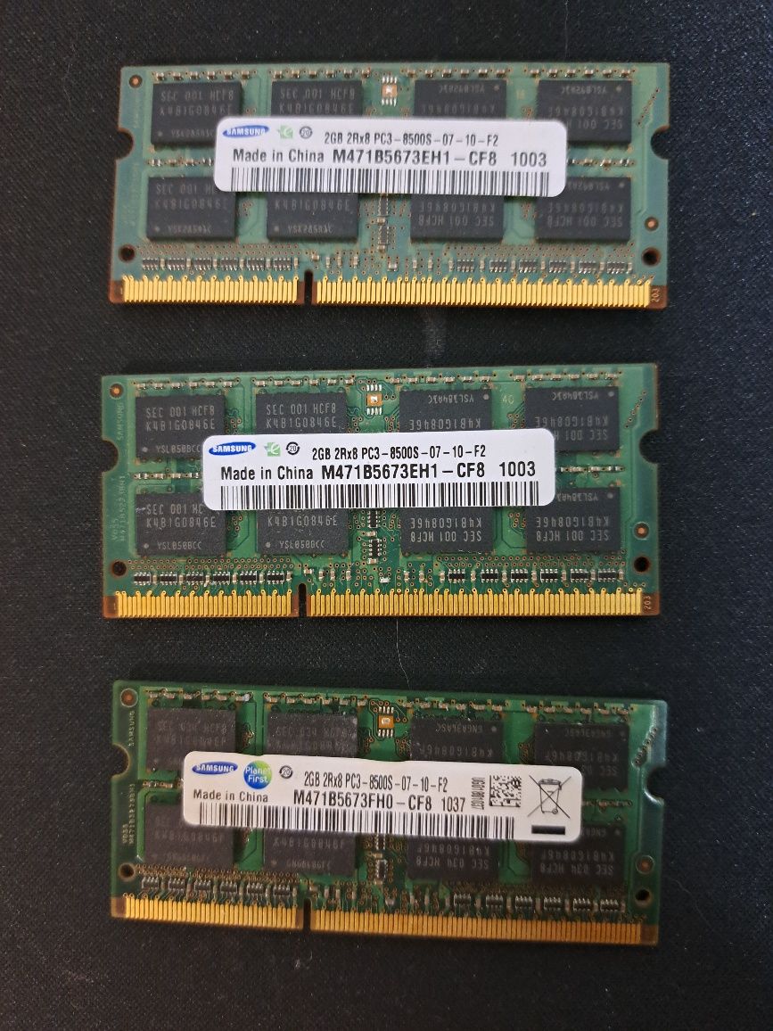 Placute RAM 3x2 GB Samsung