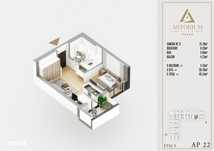 2 camere tip studio proiect premium titan pallady