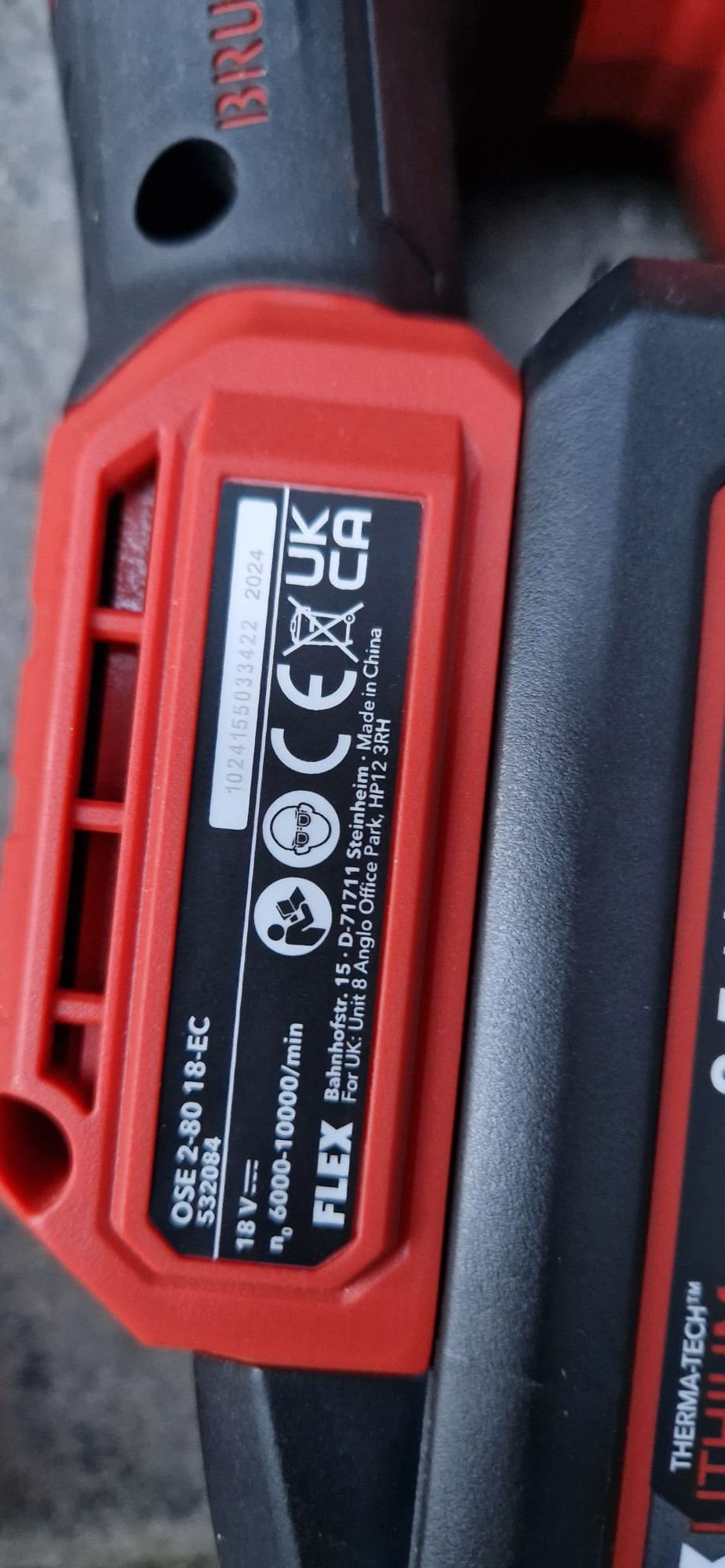Flex slefuitoare pe acumulator