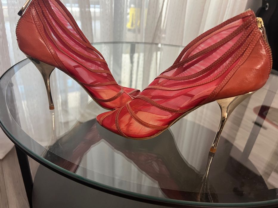 Sandale Ted Baker roșii comode