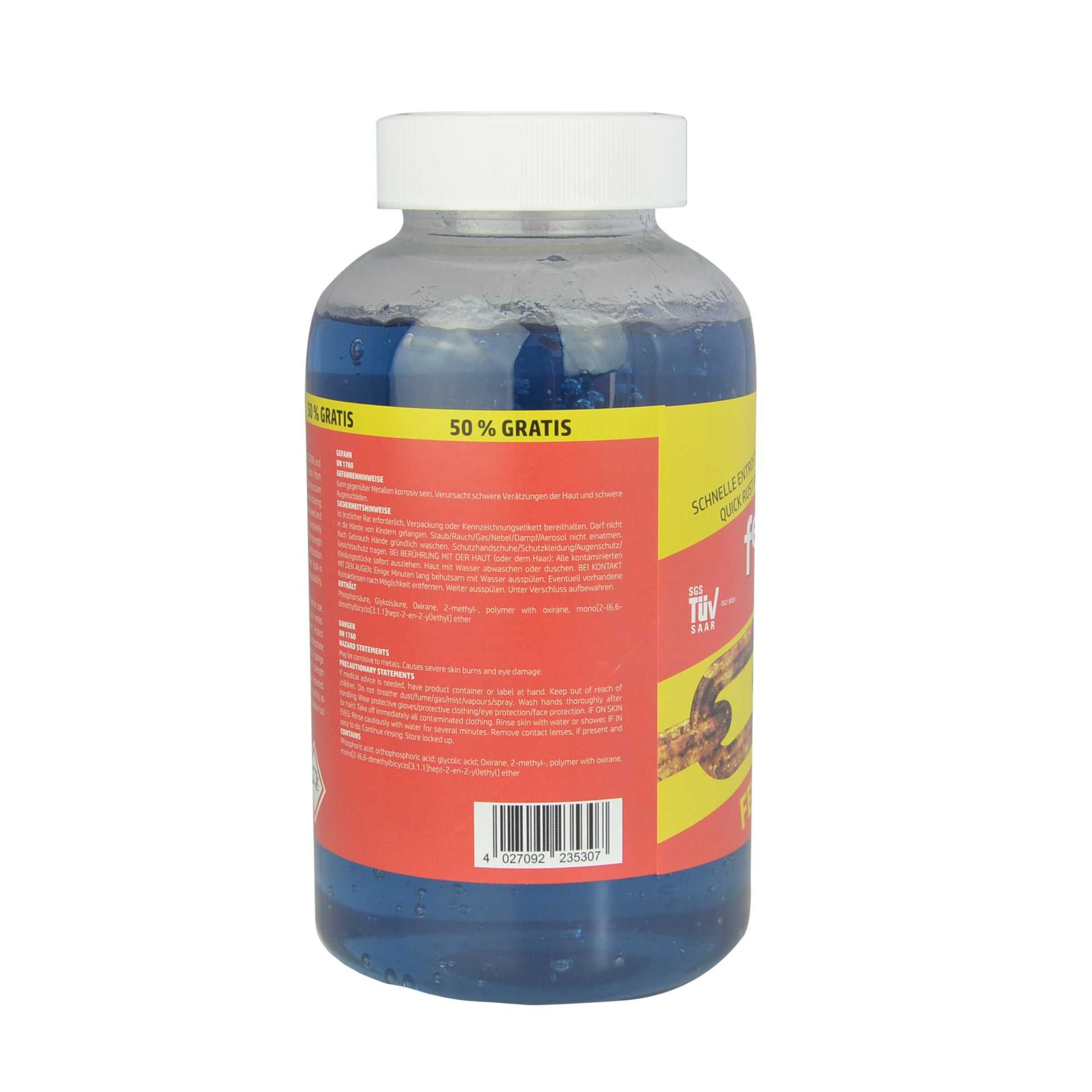 Gel Fedogel curatat coroziunea rugina pe metal otel cupru crom gresie