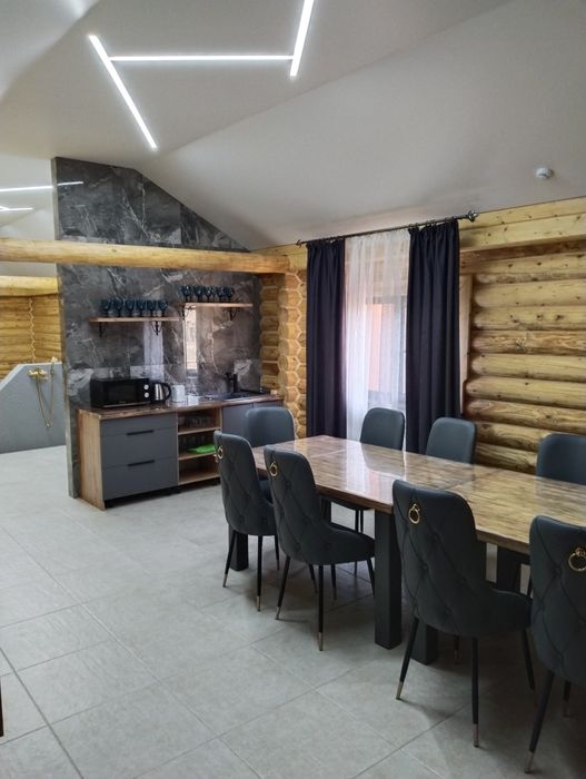 Баня «Тамаша», корпус VIP, баня на дровах с большим теплым бассейном