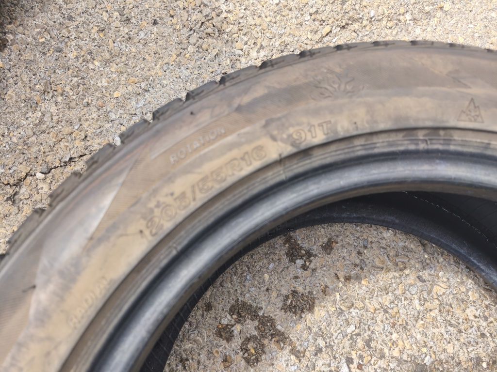 205/55/16" 4бр Dayton dw510 winter,dot5116,8mm