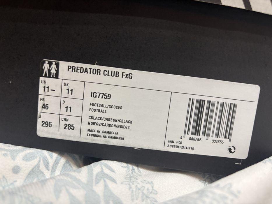 Adidas Predator Club FxG - Marime 46