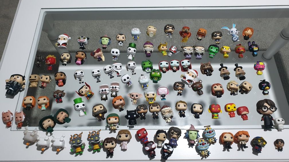 100 Figurine Mini Funko Pop Harry Potter Marvel Etc...