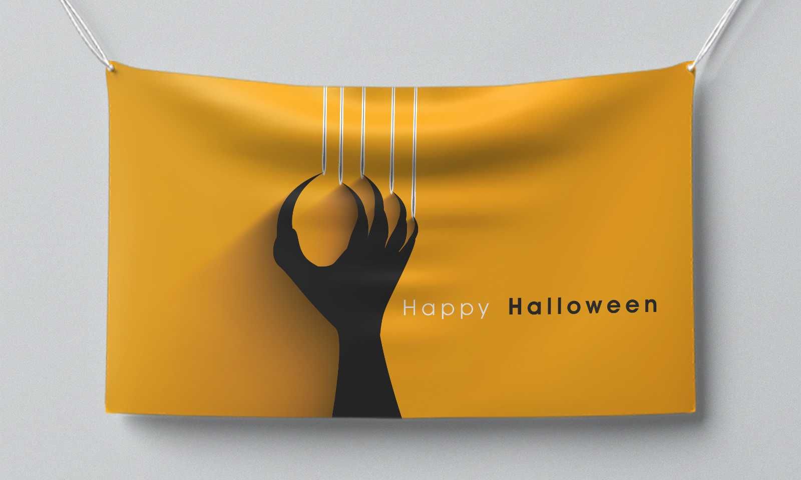 Знамена за Хелоуин - 100/60 см, различни дизайни и размери