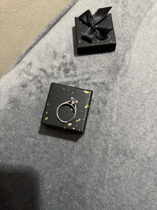 Inel argint ajustabil