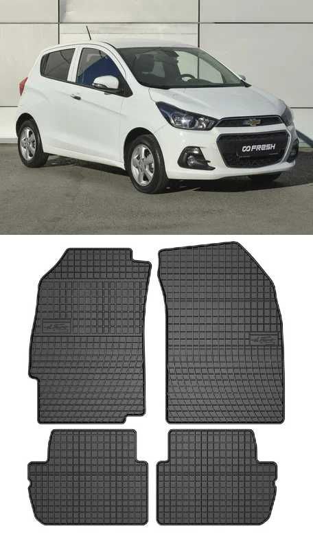 Гумени стелки Frogum съвместими с Chevrolet Spark IV 2015-2022
