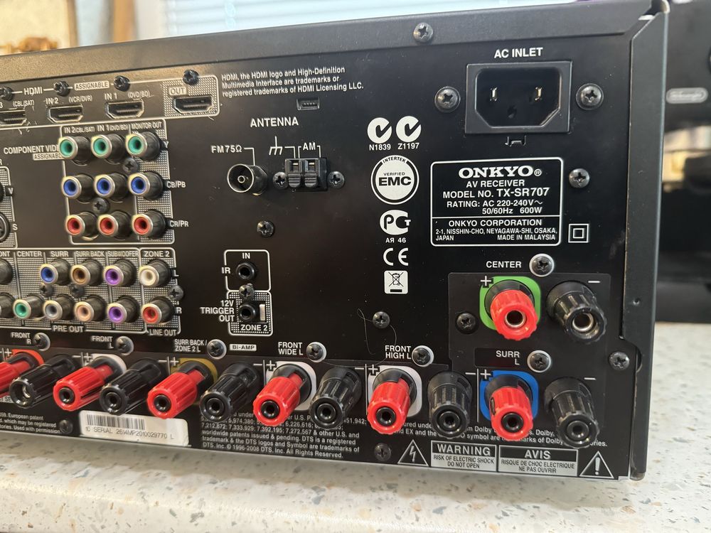 Onkyo TX-SR707 resiver