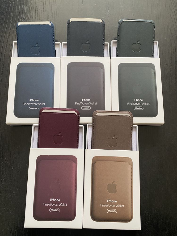 Apple Magsafe Wallet FineWoven; Leather Уолет Портфейл Кожа Iphone