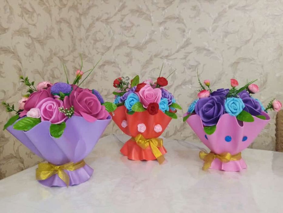 Букет светильник , подарок на 8 марта