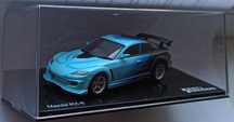 Macheta Mazda RX-8 2004 bleu Fast and Furious - IXO/Altaya 1/43