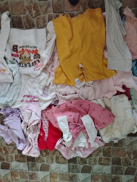 Lot mare haine fetițe și baieti mărimea 56-74