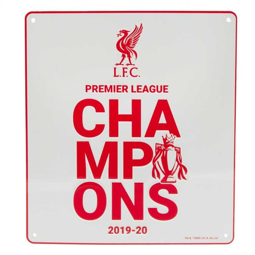 Метална табела Liverpool FC Champions