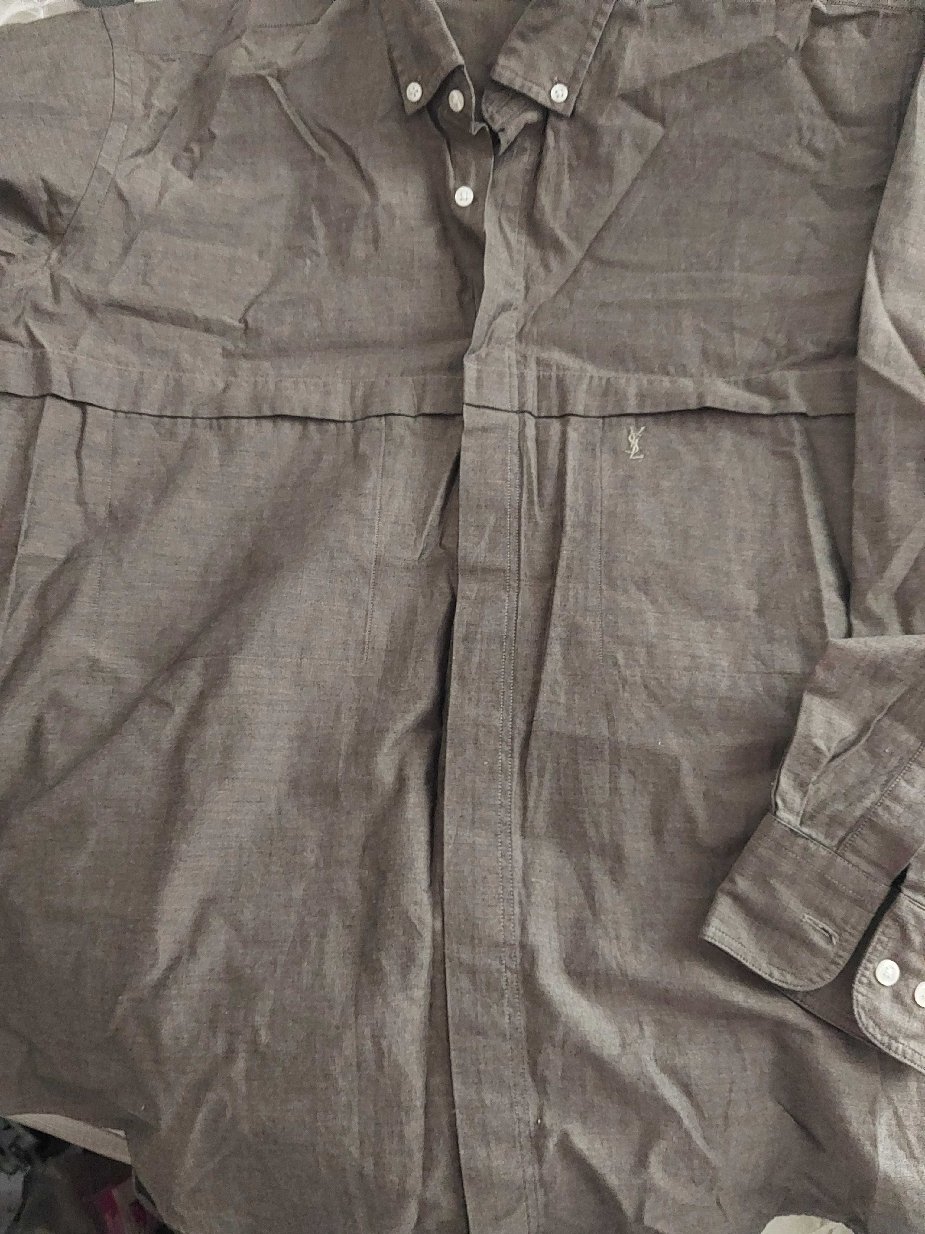 Ives Saint Laurent/ VERSACE Size XL 100% памук Страхотна Мъжка риза