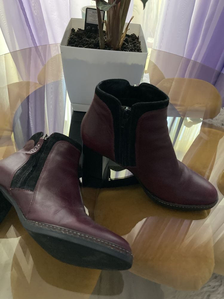 Botine piele naturala,nr 40