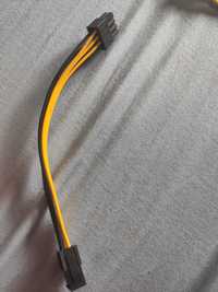 Adator cablu alimentare PCI-E sursa de la 6 la 8 pini