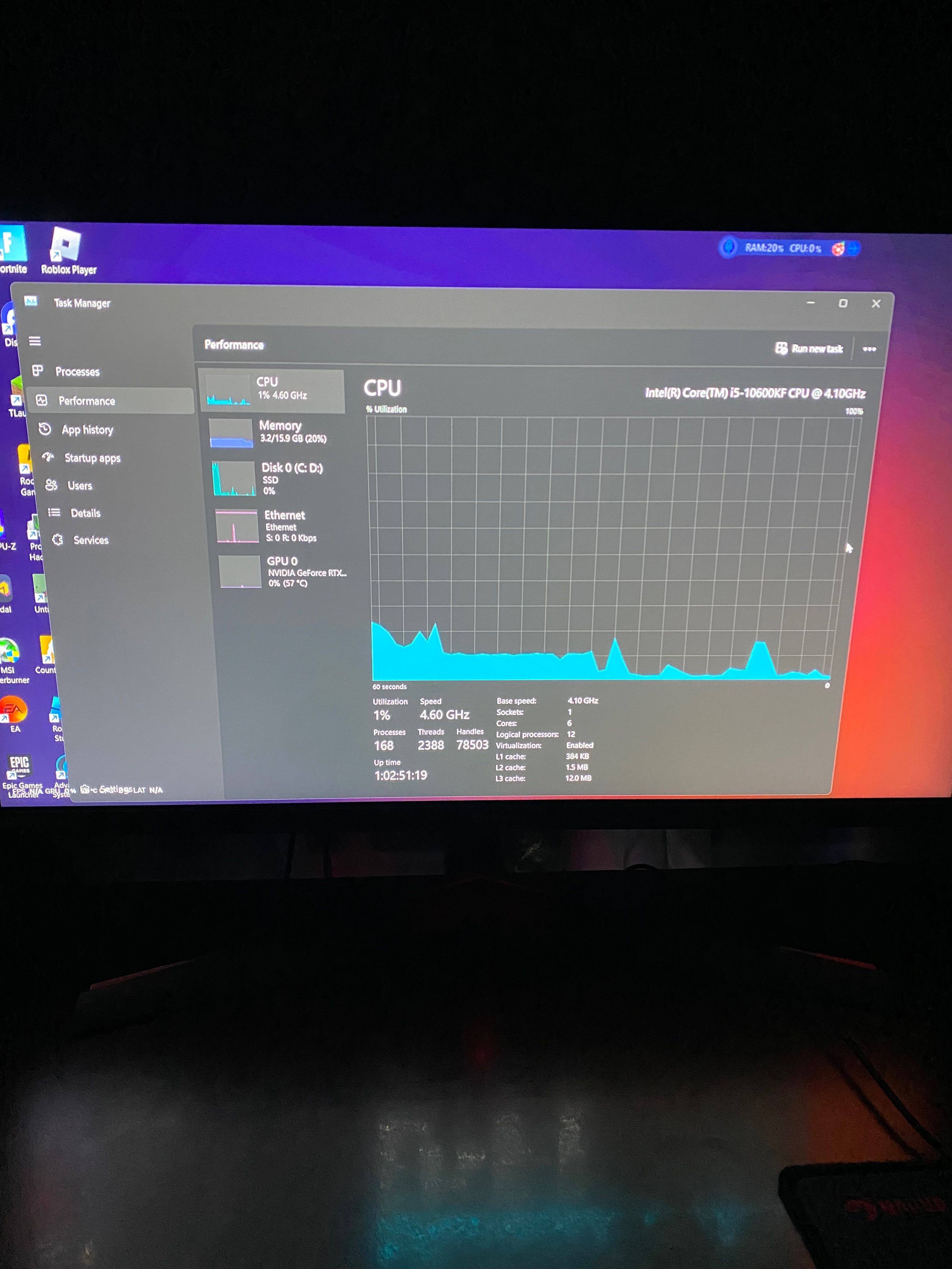 Procesor intel i5-10600kf