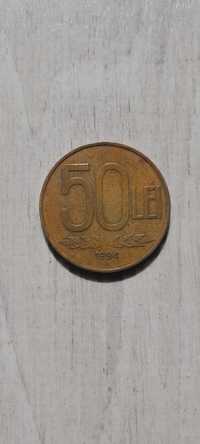 Monedă de 50 Lei  rară ediția 1994 cea mai cautată