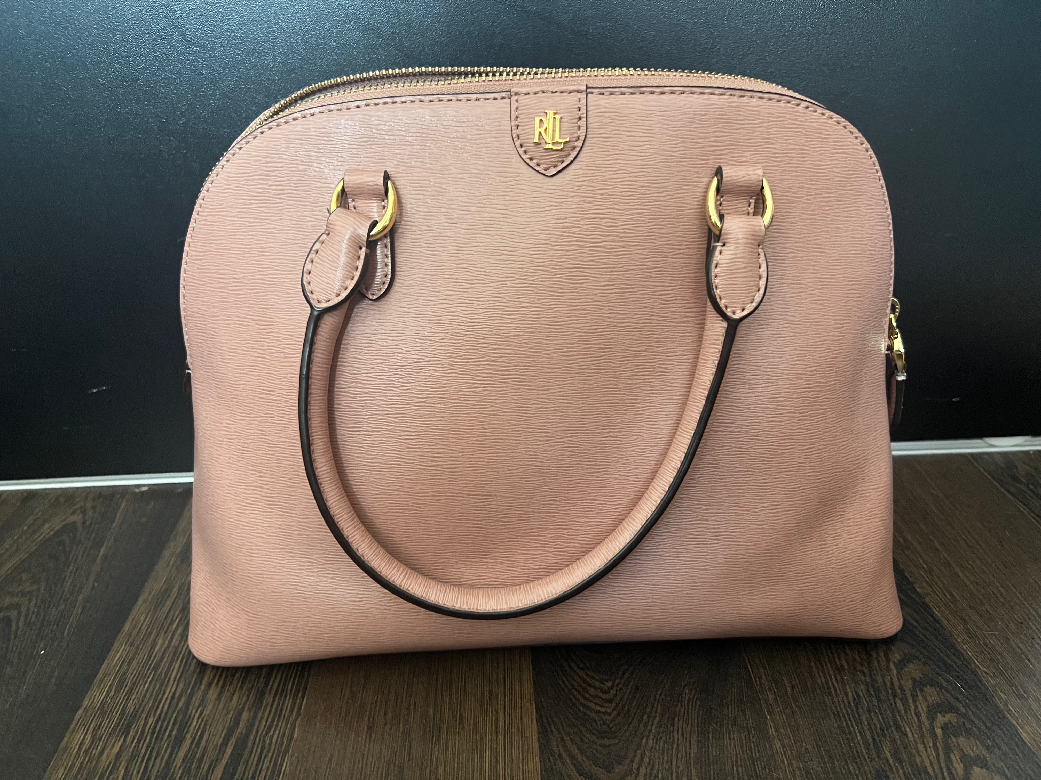 Чанта естествена кожа Ralph Lauren
