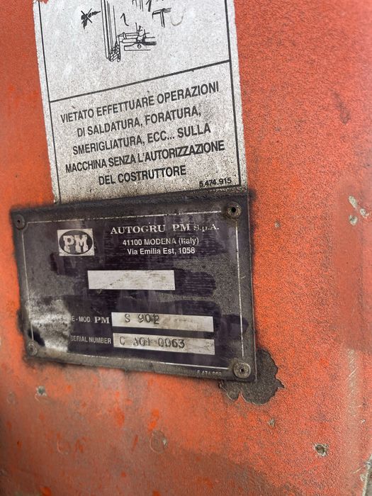 Macara graifer fier vechi