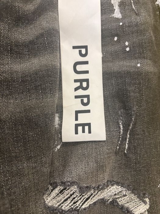 Blugi Purple Brand cu taguri