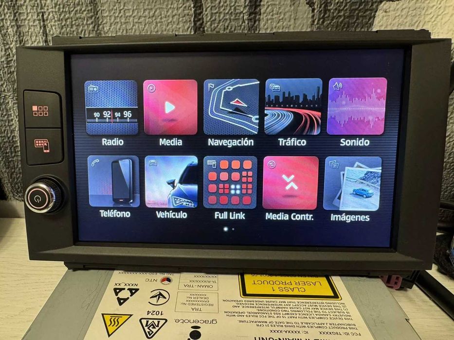 Radio Display Mare Seat Leon 5F Ecran Display 5f0919606 MIB2 MIB