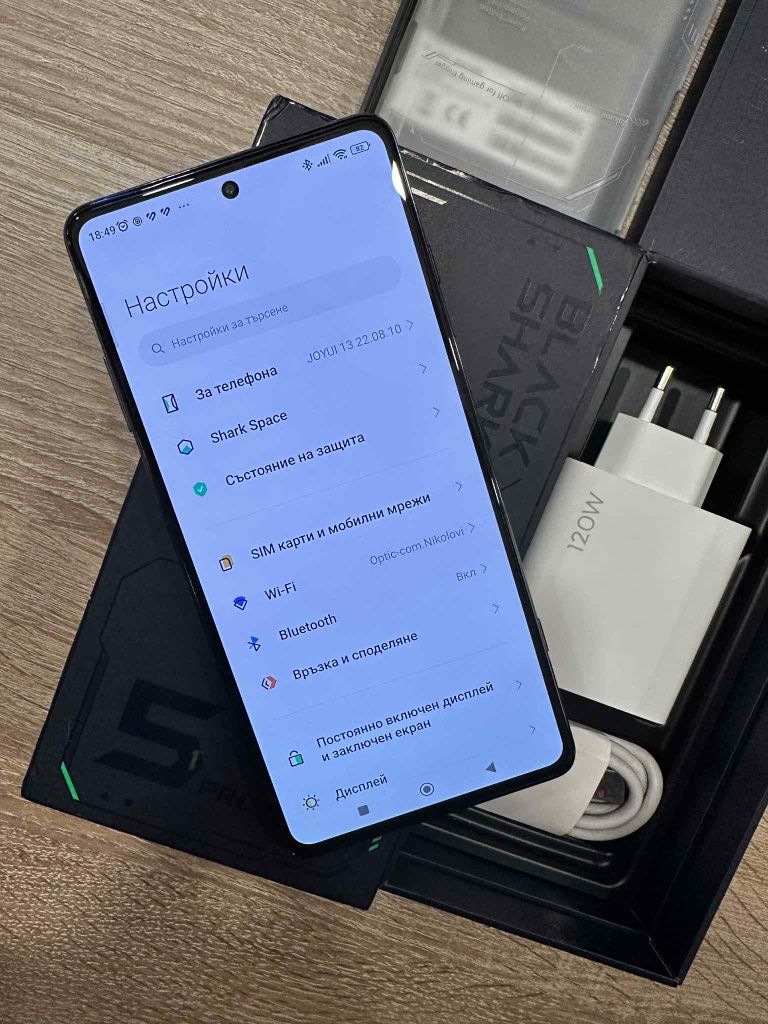Xiaomi black shark 5 pro 8/128 като нов (БАРТЕР)