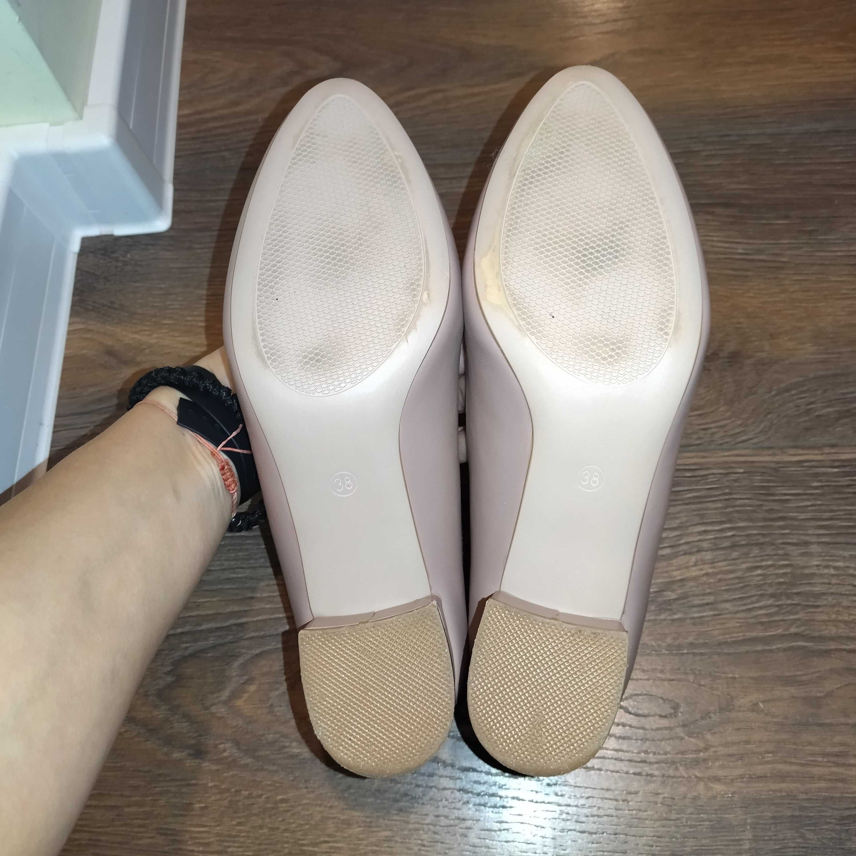 Дамски обувки 38 номер бледо розови