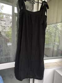 Rochie neagra din in