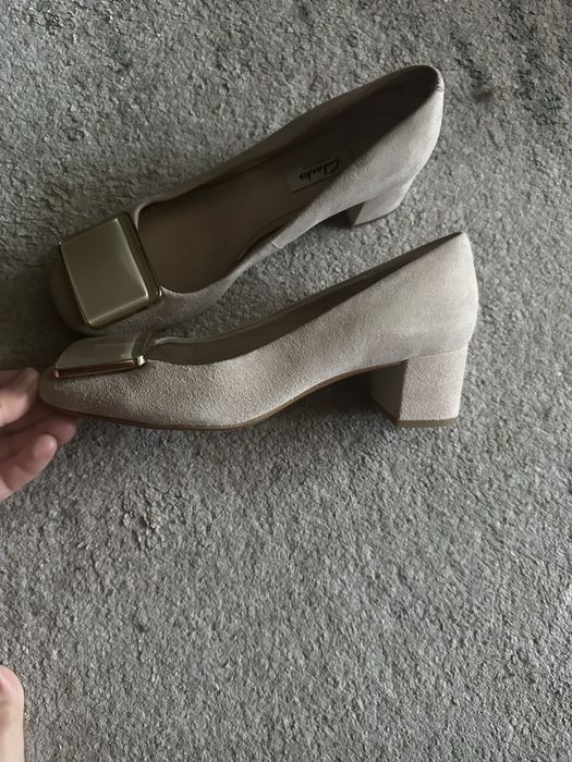 Pantofi Clarks piele