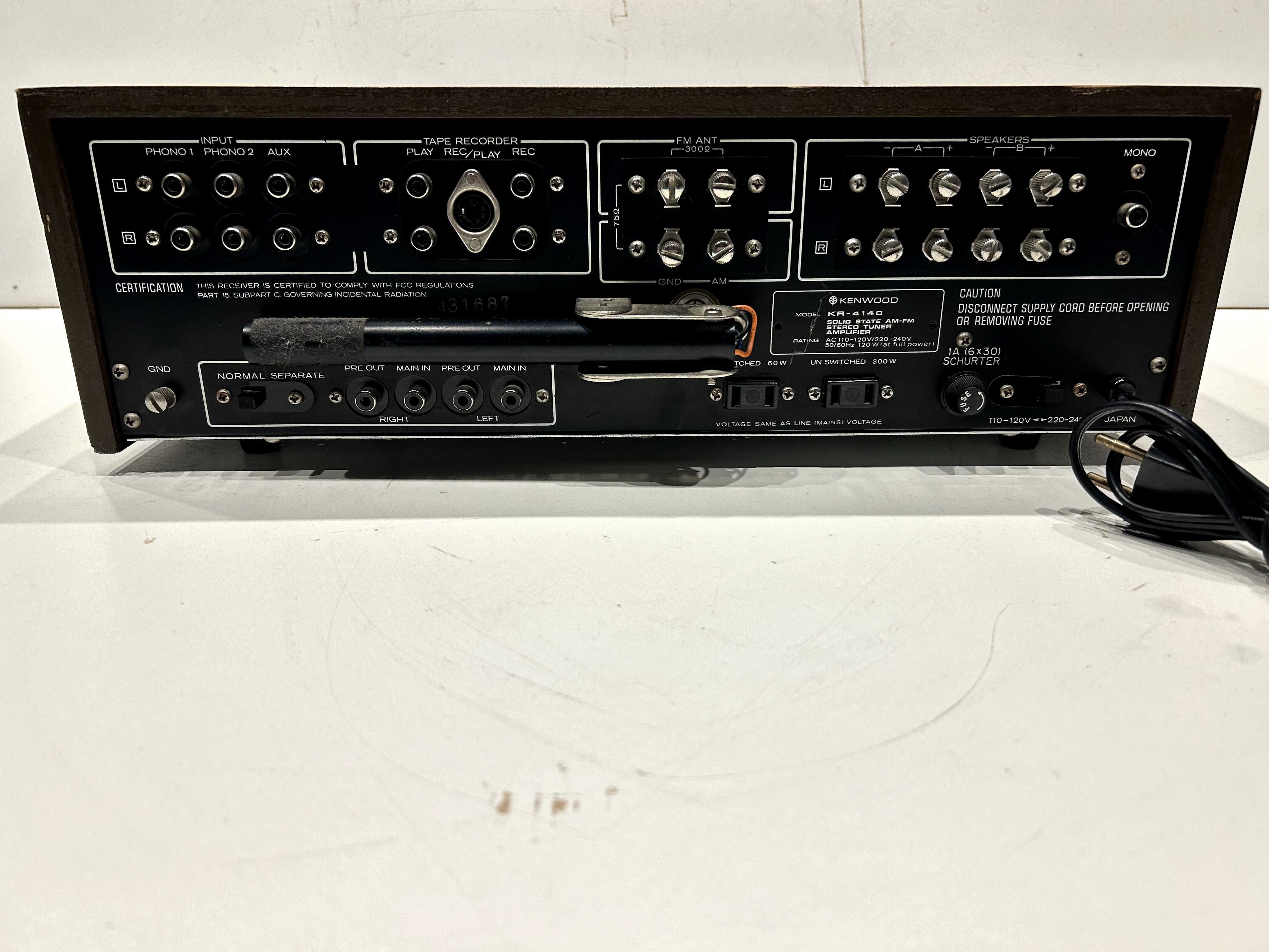 Vand amplificator Kenwood KR-4140 Vintage