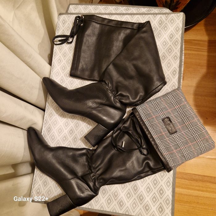 Cizme piele naturală 39 Zara