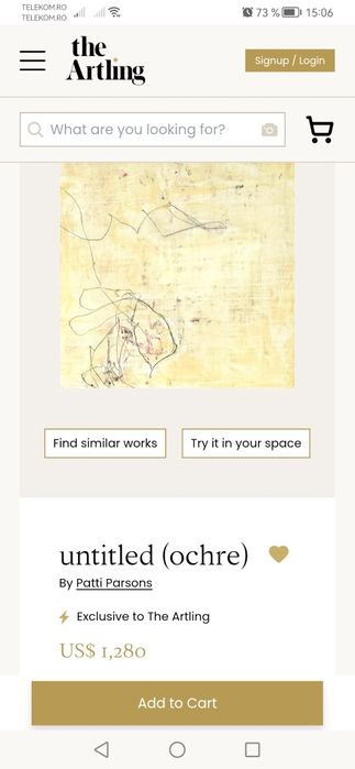 Tablou ,,Vântul schimbarii,, cuțit pe panza dim mare