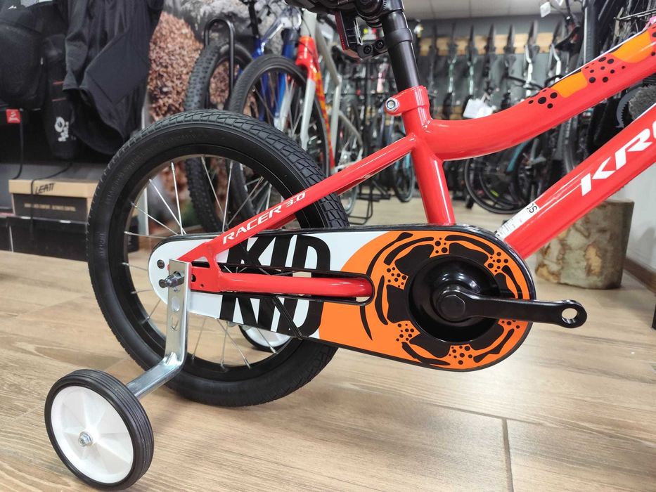 Bicicleta Kross RACER 3.0 2025 red / orange / white / glossy 16"