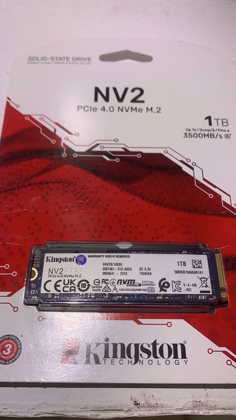 SSD M2 Диск Kingston