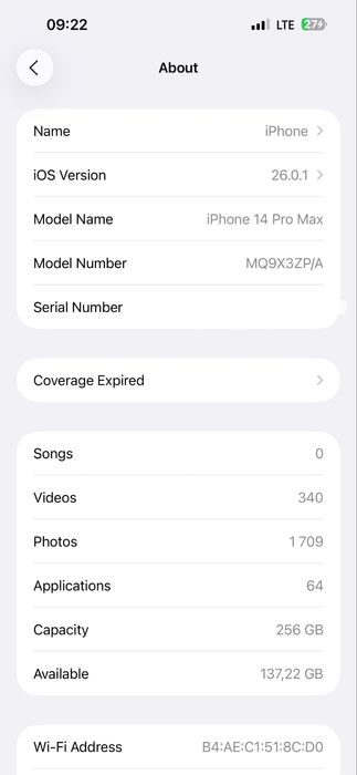 Iphone 14 pro max 256gb mojet obmen na 15pro