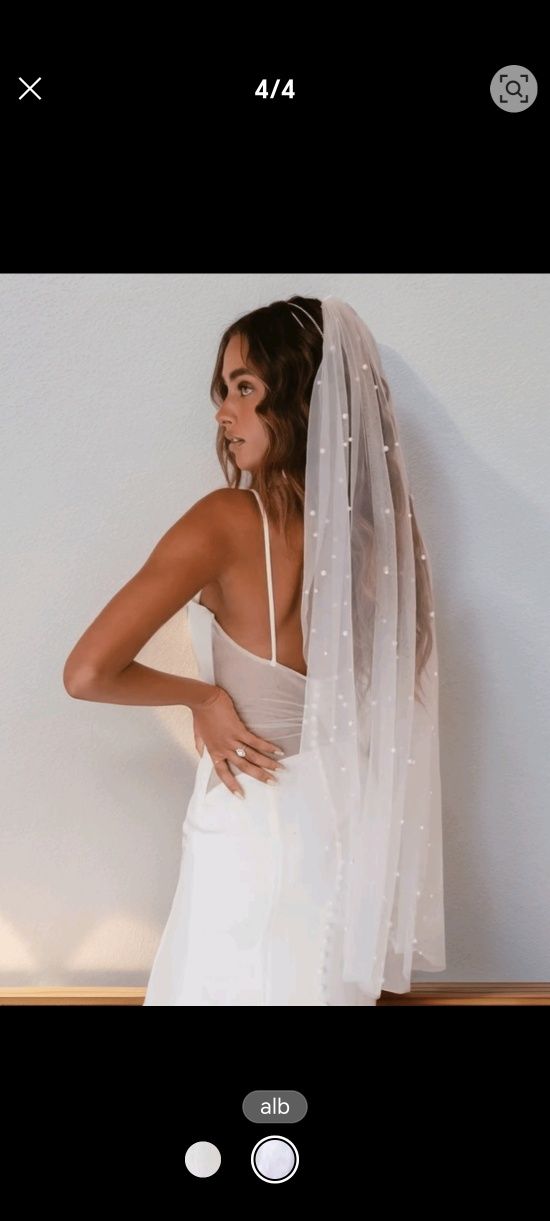 Rochie mireasa,voal,halat și papuci bride