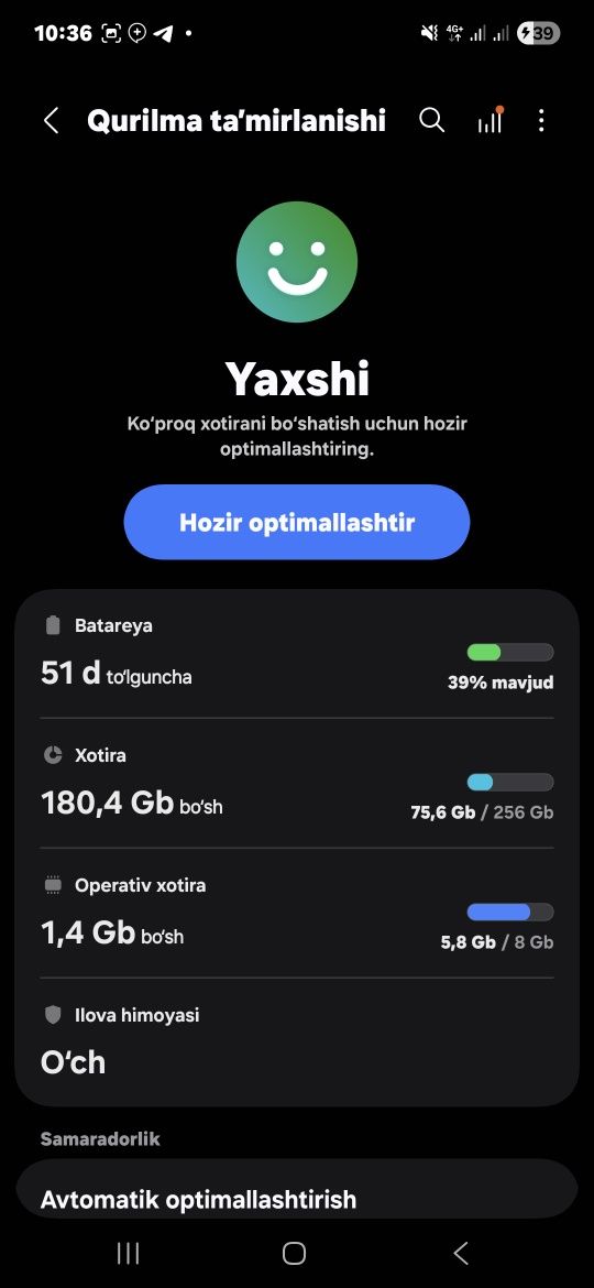 Samsung A56 5G 256gb  8+8 operativka