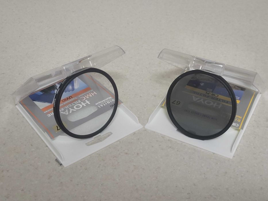 Filtre foto filet UV + CIR-PL 67 mm, 58 mm, 52 mm