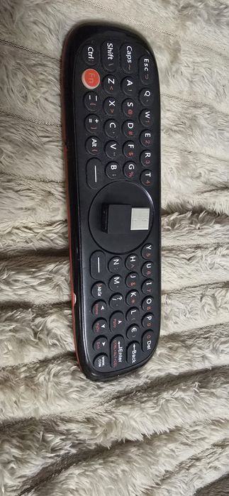 Telecomanda air mouse smart cu tastatura full, touch pad, voice,