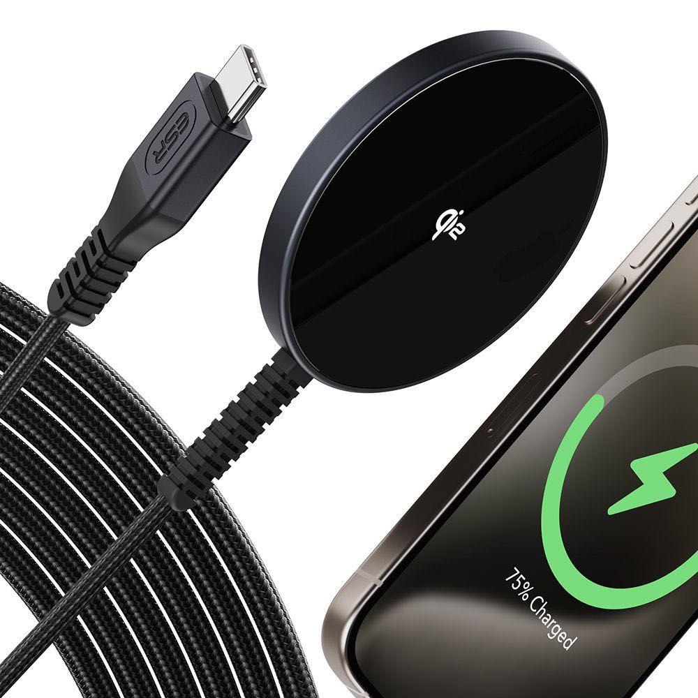 Безжично зарядно устройство ESR HALOLOCK QI2 MINI WIRELESS CHARGER 15W